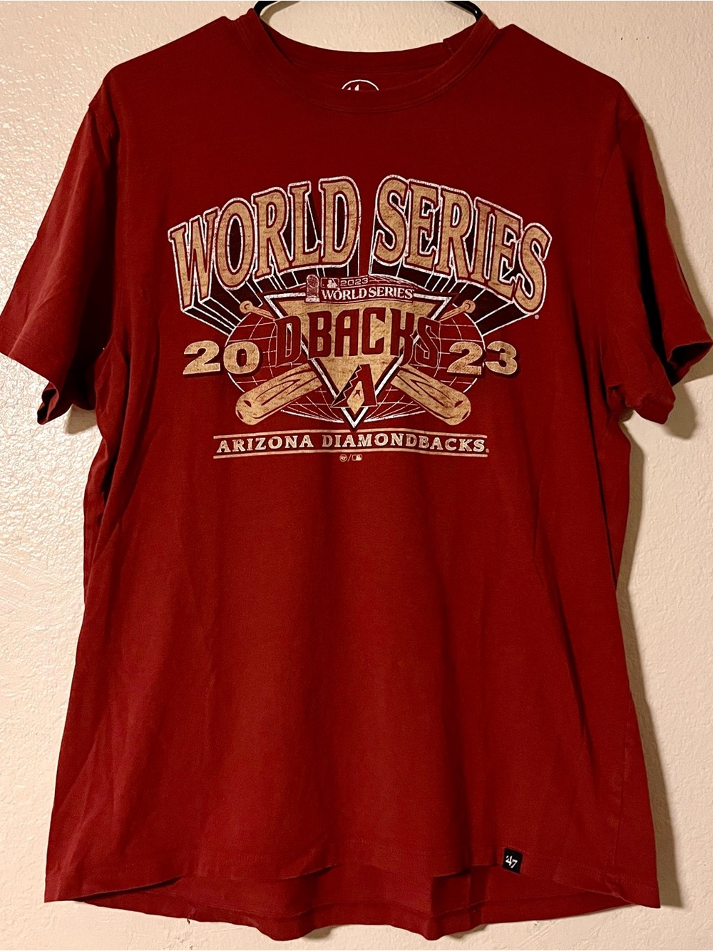 Brand 47 MLB Az Diamondbacks ‘23 ‘World Series’ shirt (M)